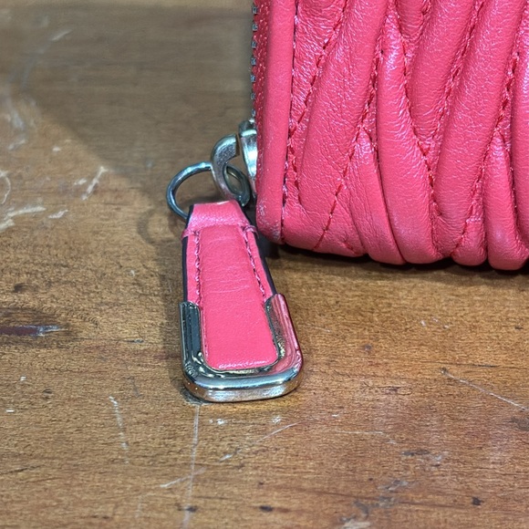 Coach Twist Madison Leather Continental Gathered Wallet with Original Coach Box - Picture 3 of 16